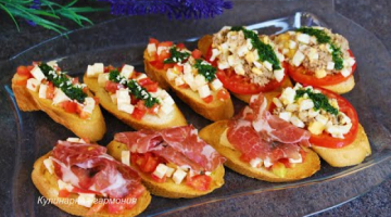 3 Вида Самых ЛЕГКИХ и ВКУСНЫХ БУТЕРБРОДОВ | Закуска на Праздничный Стол