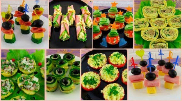 8 ЗАКУСОК, которые разлетаются первыми! Закуски на праздничный стол!
