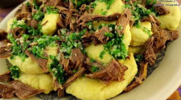 Бабушкин рецепт пышных ГАЛУШЕК на КЕФИРЕ с МЯСОМ! Идеальное тесто на галушки