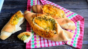 Багеты с сыром и чесноком! УЛЕТАЮТ МГНОВЕННО! ПРОСТОЙ 