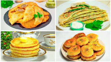 Беляши, чебуреки, кутабы и лепешки. 4 рецепта вкусных пирогов на сковороде от Всегда Вкусно!