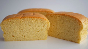 Бисквит Кастелла (Castella) тайваньская. Воздушный, влажный, без разрыхлителя