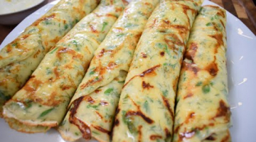 БЛИНЧИКИ с Сыром и ЗЕЛЕНЬЮ!!!