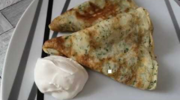 Блины с Сыром и зеленью