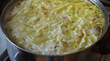 Борщ из домашней курицы