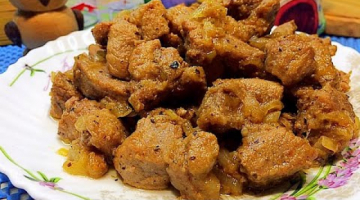 БОЖЕСТВЕННО вкусное МЯСО на сковороде! МОЖНО ЕСТЬ ГУБАМИ! Жареное мясо с луком