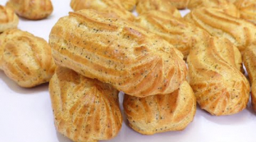 Божественные Маковые Эклеры⚜️ Вкусный Крем из Сыра ⚜️Рецепты на бис от Алёны