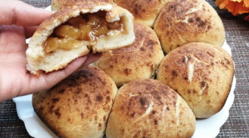 Булочка с яблоками ? это очень вкусно ?