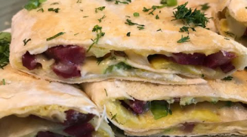 Быстрый и Вкусный Завтрак с Лавашем за 5 минут! Бери и делай!