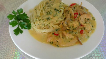 БЫСТРЫЙ ОБЕД ЗА МИНУТЫ☆КУРИЦА ПОД СЛИВОЧНЫМ СОУСОМ
