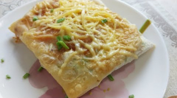 Быстрый Завтрак  из Лаваша на Скорую Руку.