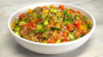 Даже дети просят добавки! Вкусный и полезный САЛАТ С КИНОА за 20 минут. Рецепт от Всегда Вкусно!