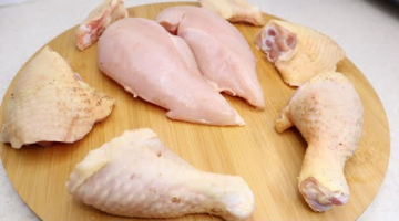 Делим курицу на небольшие кусочки и получаем необычайно вкусное и нежное блюдо - ЧКМЕРУЛИ из курицы