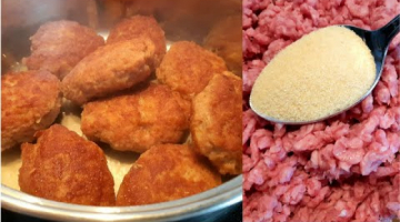 Добавьте манку в фарш❗ Никто не верит что я готовлю их так просто.  Вкусный рецепт котлет❗