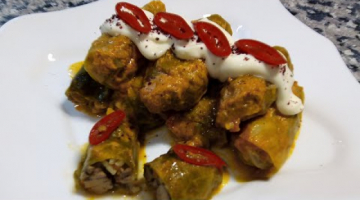Долма капустная с рубленой печенью и овощами ?