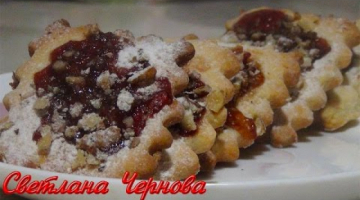 Домашнее печенье с орехами 