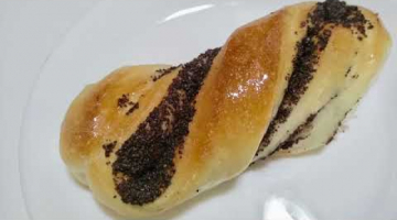 Домашние булочки с маком ЗАВИТУШКИ!  ПРОСТО, а вкусно! Булочки с маком без яиц и молочных продуктов