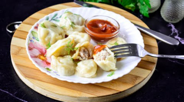 Домашние пельмени с мясом, идеальный рецепт, сочная начинка!