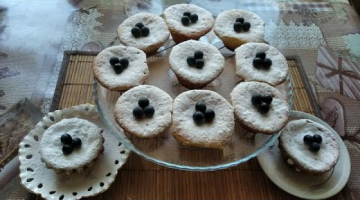 Домашние творожные кексы. Быстро и вкусно. Кексы на скорую руку.