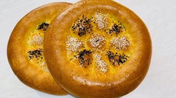 Лепёшки в духовке,как на тандыре!Очень вкусно