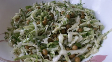 ДВА ВЕСЕННИХ САЛАТА ИЗ КАПУСТЫ.Хрустящие, вкусные,легкие .