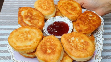 Если есть КЕФИР приготовьте этот РЕЦЕПТ!Пышные ОЛАДЬИ как ПОНЧИКИ!ТЕСТО ПРОСТО КАК ПУХ!