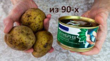 Если в доме есть только консервы и картошка, тогда готовь это блюдо родом из голодных 90-х