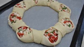 ЭТО ПРОСТО ШЕДЕВР ОБАЛДЕННАЯ ВКУСНЯТИНА  - пирог венок - из серии «гость на пороге»