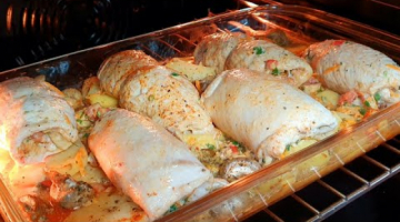Это так вкусно, что хочется готовить каждый день ❗Вы когда-нибудь так готовили куриные рулеты❓