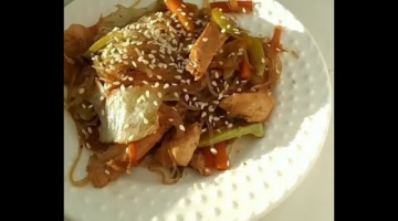Фунчоза с курицей и овощами - Еда, иди ко мне сюда. Рецепт