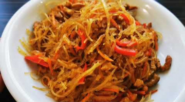 ФУНЧОЗА с мясом и овощами. ГОРЯЧАЯ И ХОЛОДНАЯ - одинаково вкусно!