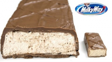 Гигантский батончик Milky Way. Пошаговое приготовление в домашних условиях.