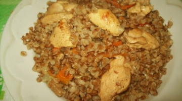 Гречка с мясом и грибами