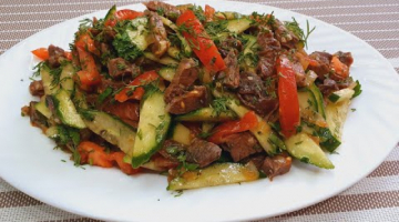 Хрустящая Закуска с мясом! Этот Салат Бесподобен!