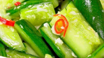 Идеальная закуска - БИТЫЕ ОГУРЦЫ! Китайская кухня. Рецепт от Всегда Вкусно!