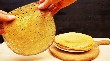 Ищите 100% удачный, вкусный рецепт тонких, ажурных и очень нежных блинов с дырочками? Вы его нашли!