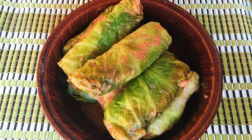 Из молодой капусты. Очень вкусные голубцы!