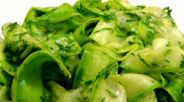 Кабачки, маринованные быстрым способом