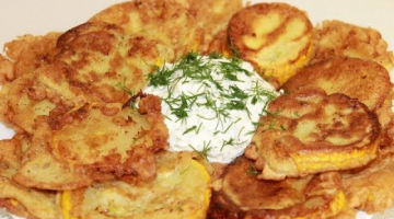 Кабачки в кляре с чесноком, вкуснятина!