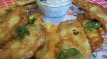 Кабачки в кляре
