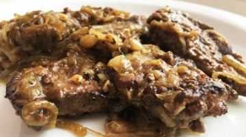 Как пожарить печень с луком за 5 минут. Вкусная и нежная печенка с луком