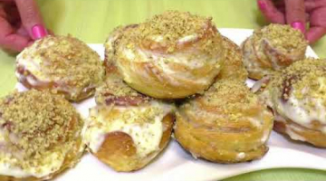КАК ПУХ СДОБНЫЕ БУЛОЧКИ С КРЕМОМ И КОРИЦЕЙ/ РЕЦЕПТ БУЛОЧЕК