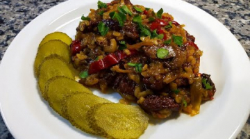 Капуста с мясом, рисом и грибами ? 