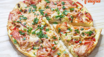 Картофельная ПИЦЦА  с ЕРИНГАМИ.