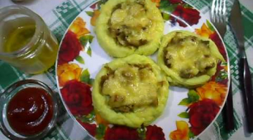 Картофельные гнезда с грибами В ДУХОВКЕ. Очень вкусный УЖИН