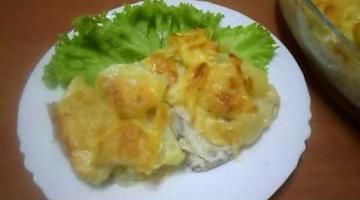 Картошка с мясом в духовке | Сочное мясо по-французски