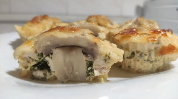 ? Кексы с курицей и грибами такие аппетитные и вкусные