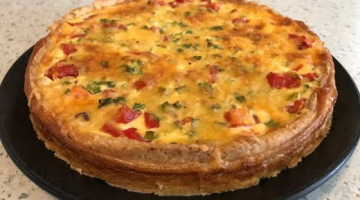 Киш с рыбой! Простой Рецепт Очень Вкусного Пирога!) 