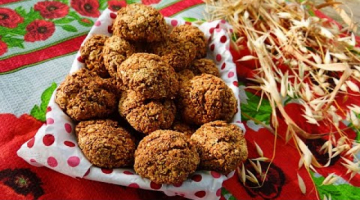 Кокосовая стружка и овсяные хлопья. Рецепт вкусного печенья без масла.