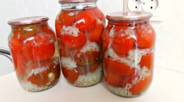 Консервация ПОМИДОРЫ в СНЕГУ на зиму с чесноком Безумно вкусные Помидоры на зиму